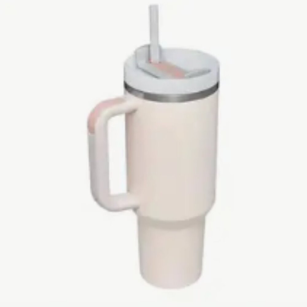 NEW NEVER USED-40oz double insulated tumbler water bottle with straw